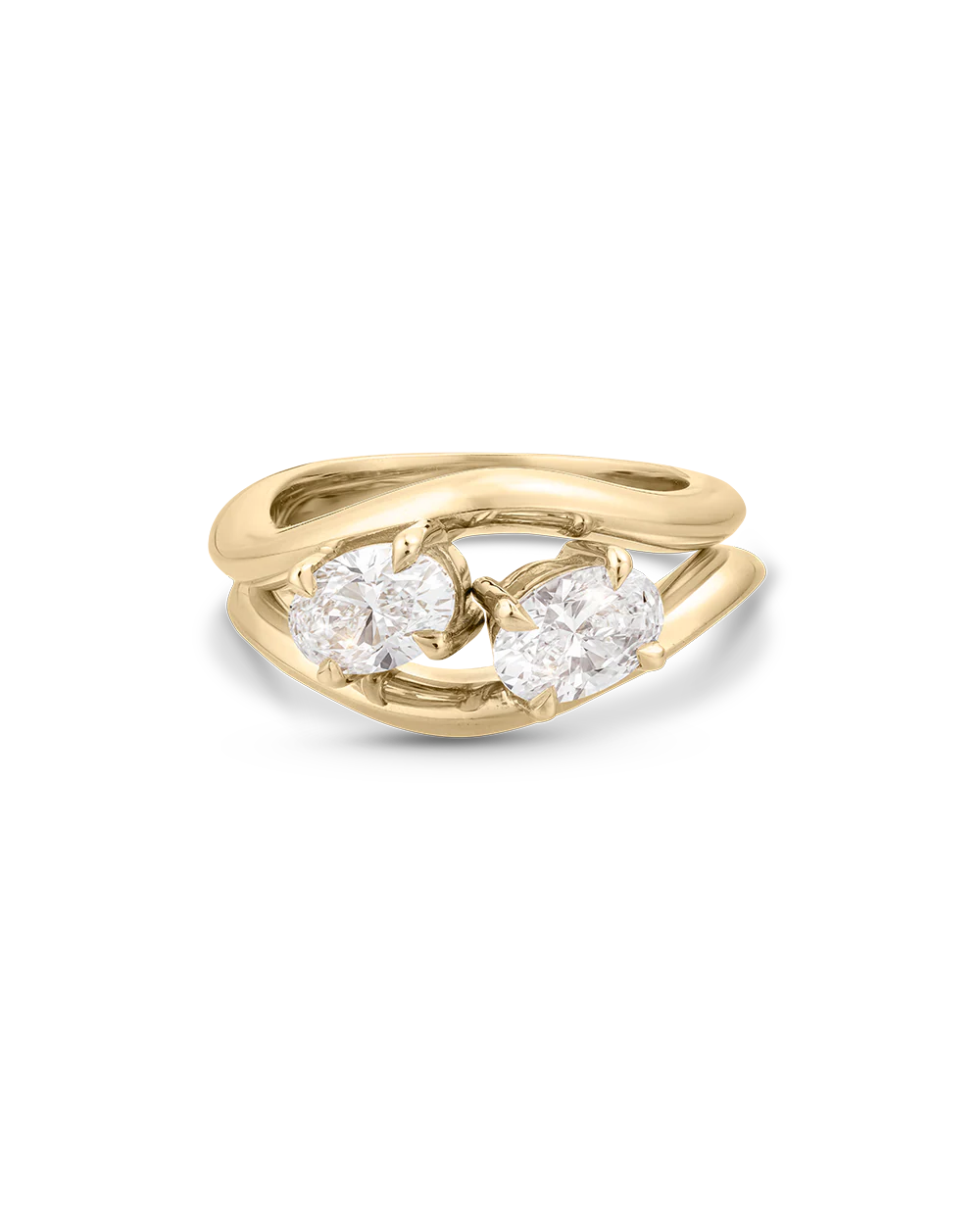 Astra Oval Natural Diamond Pinky Ring - Image 20